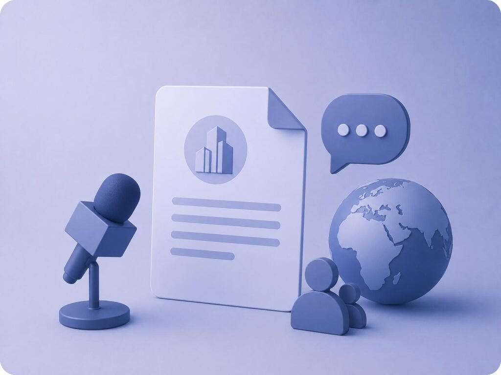 Arabic Corporate Communications & PR Materials