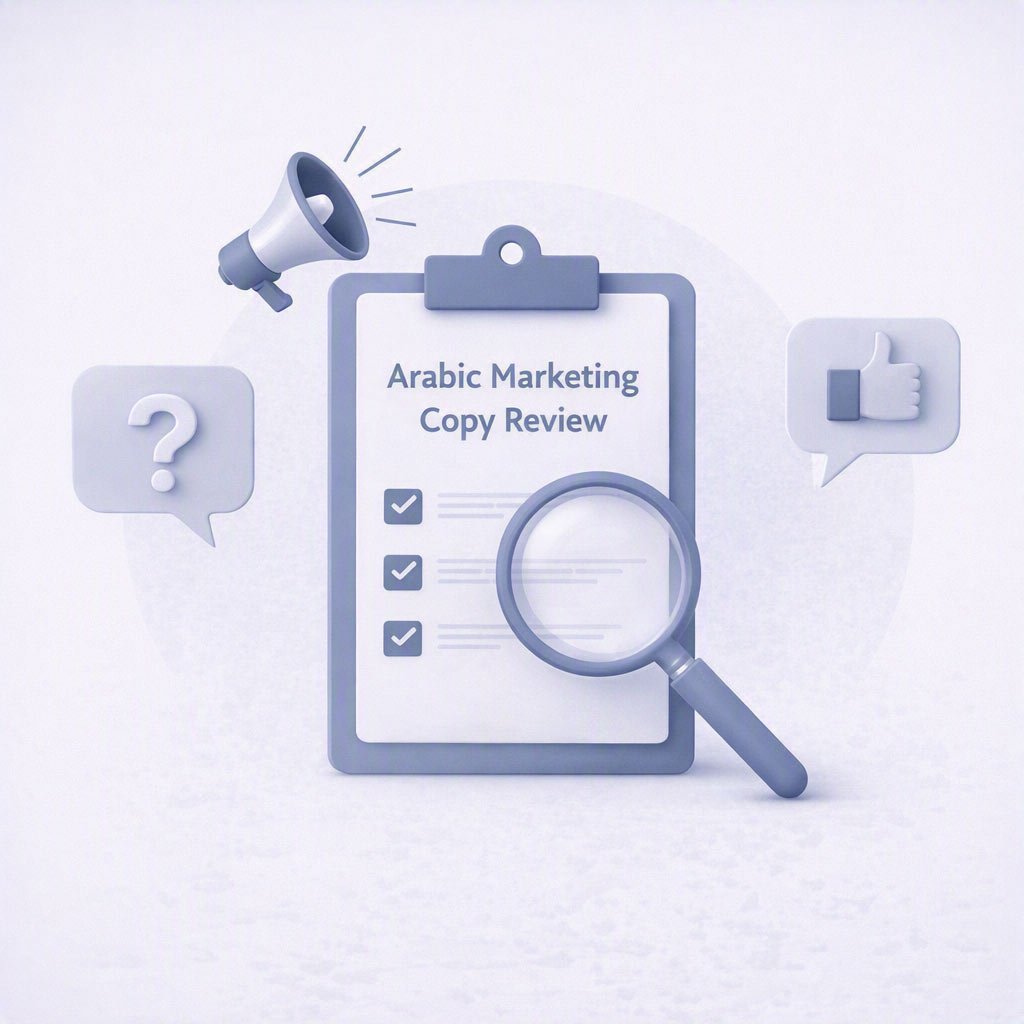 Arabic Marketing Copy Review