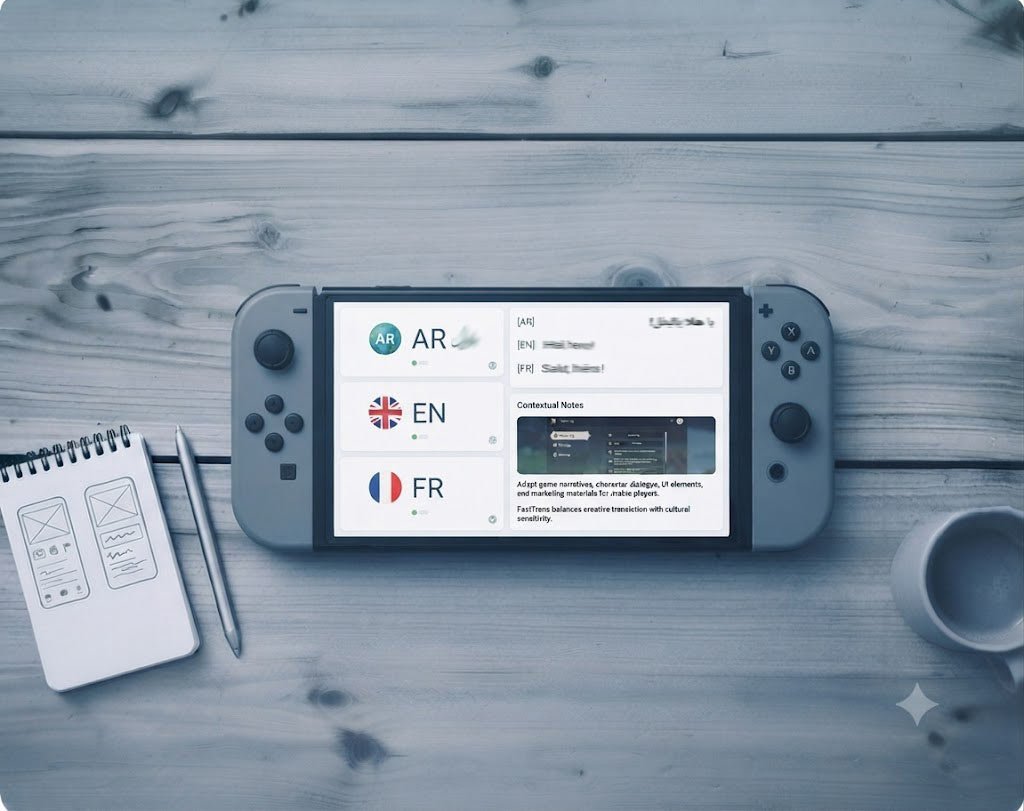 Arabic Gaming Content Localization