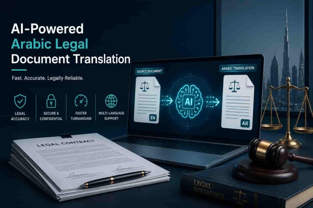 Arabic AI Legal Document Translation