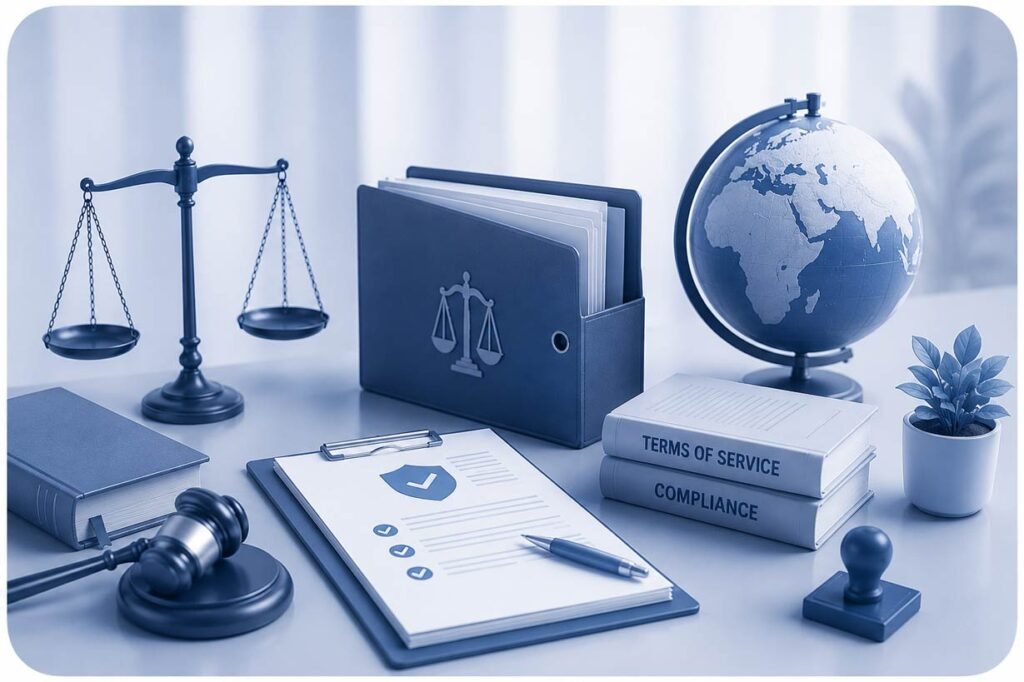 Arabic Legal & Compliance Website Content ​