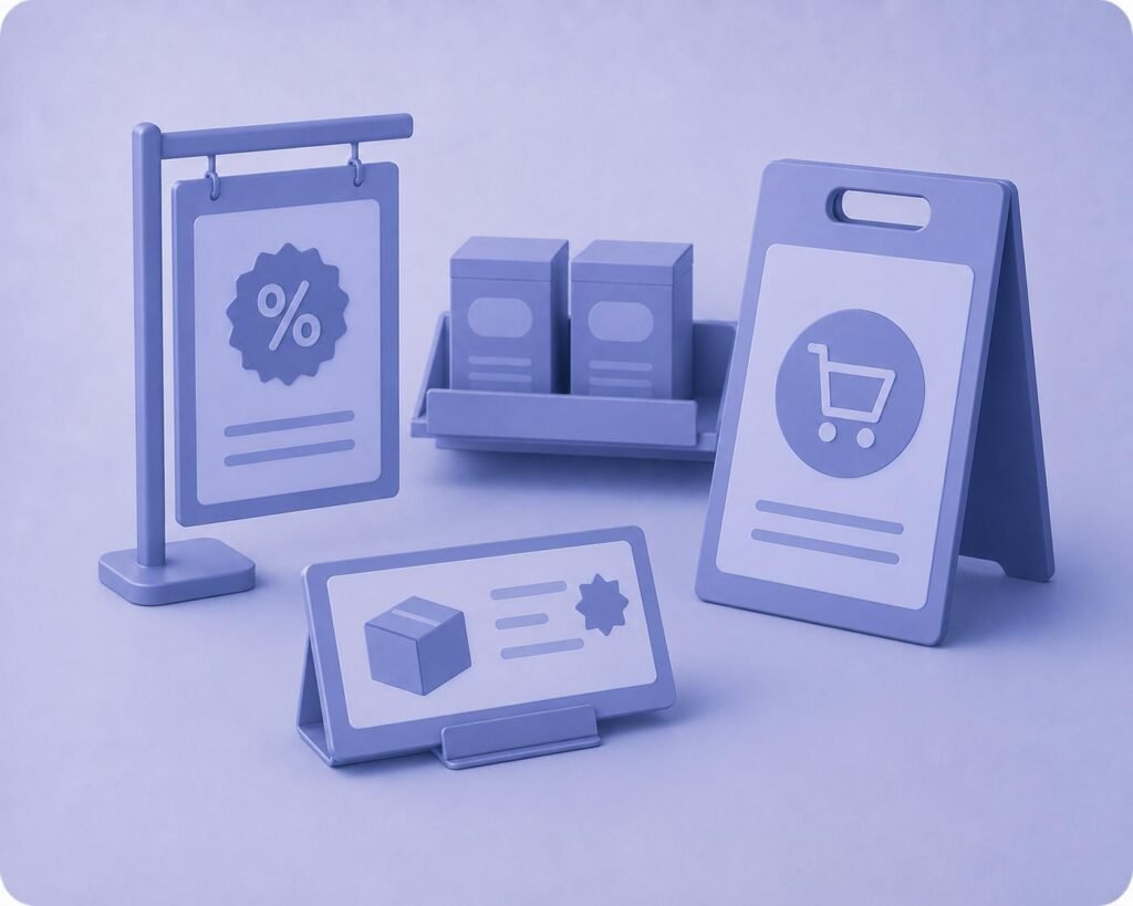 Arabic In-Store Signage and POS Materials