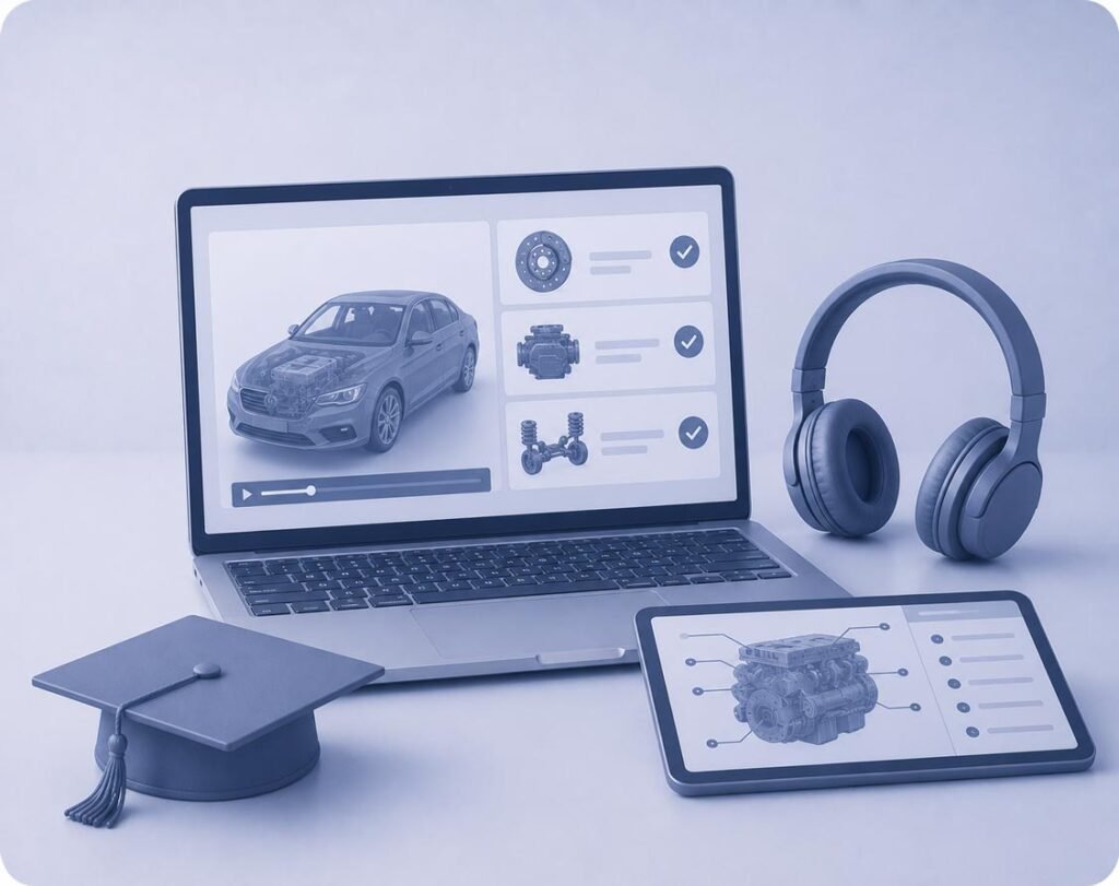 Arabic Automotive Training & eLearning Content