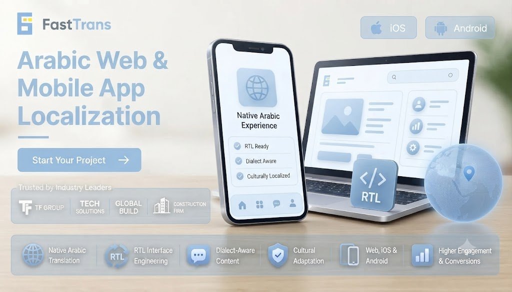 Arabic Web Application Localization
