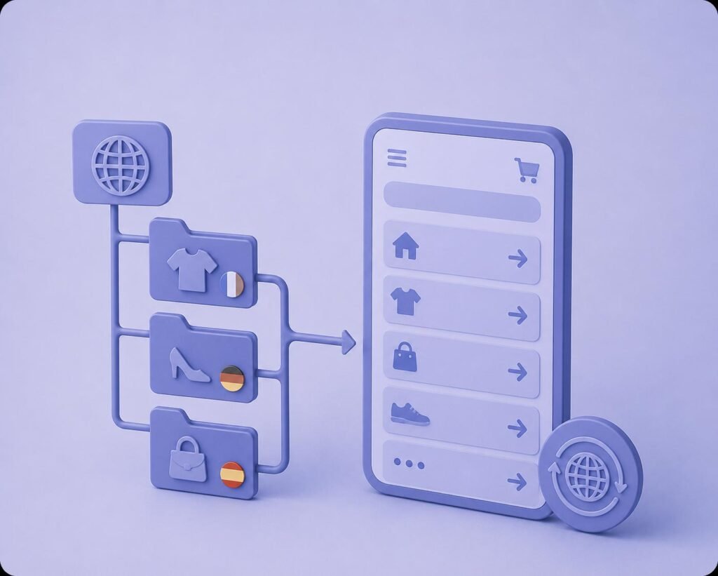 Multilingual-to-Arabic Category & Navigation Translation
