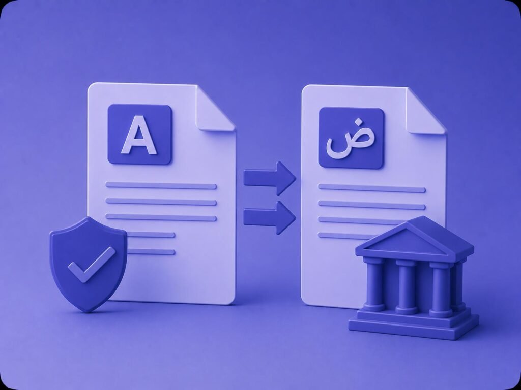 English to Arabic Document Translation for Corporate Compliance