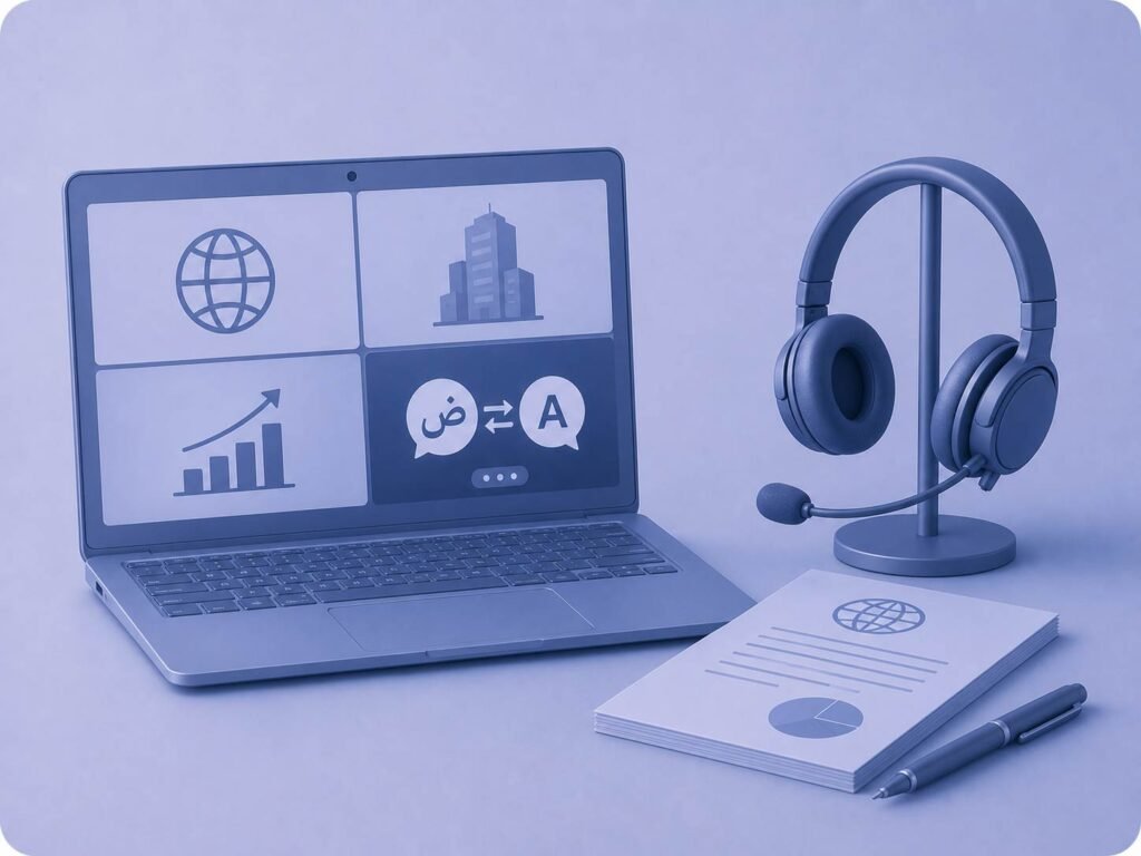 Remote Consecutive Interpretation Services for Arabic Business Meetings