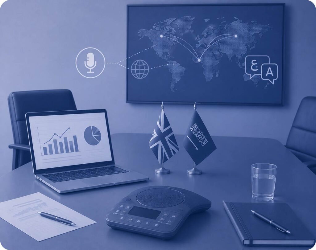 English-Arabic Corporate Meeting Interpretation